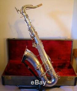 Conn 10M Naked Lady Tenor Saxophone Silver Plated S/N 