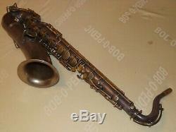 1912 Conn New Invention Tenor Sax/Saxophone, Original Silver, Plays Great