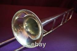1918 Silverplate JW York and Sons, Grand Rapids Mich-Professional Tenor Trombone