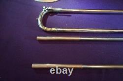 1918 Silverplate JW York and Sons, Grand Rapids Mich-Professional Tenor Trombone
