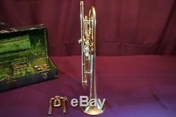 1921 CG Conn 4B Symphony Model Professional Trumpet in Bb, withCase, Mouthpiece