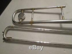 1925 C. G. Conn-Professional Trombone-Gold & Silver plated-Vintage-T103