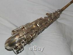 1925 Conn New Wonder Pre-Chu Alto Sax/Saxophone, Worn Silver, Plays Great