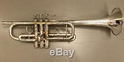 1969 Bach EARLY ELKHART 229 C Trumpet 46xxx Large Bore RARE