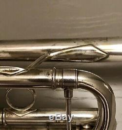 1969 Bach EARLY ELKHART 229 C Trumpet 46xxx Large Bore RARE