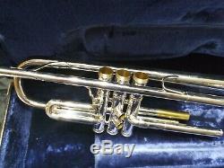 1975 Benge 5X #16632 with Case & 3 Mouthpieces Great Horn 1st Trigger