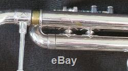 1985 Bach Stradivarius 43 180S43 ML Trumpet Professional Horn Silver plated