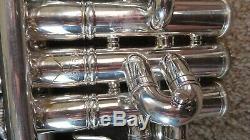 1985 Bach Stradivarius 43 180S43 ML Trumpet Professional Horn Silver plated