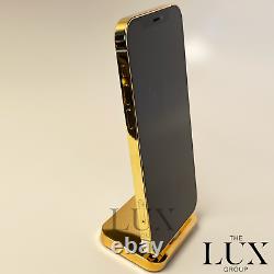 24K iPhone 12 Pro Max 256Gb Gold Plated Unlocked Unlocked Silver CDMA GSM New