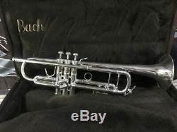 ACB Blowout Sale! Rare Bach Stradivarius 72/43 Bb Trumpet in Silver Plate