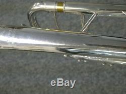 ACB Blowout Sale! Rare Bach Stradivarius 72/43 Bb Trumpet in Silver Plate