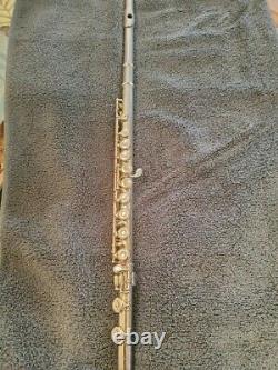 Antique WMS Haynes Flute #4481. Vtg 1918 Silver flute