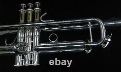 Austin Custom Brass Model 2RL Entry-Level Professional Trumpet in Silver Plate