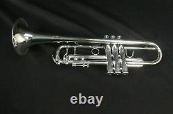 B&S 3137-2-OW Challenger I Silver Plated Professional Bb Trumpet