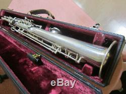 B&S WELTKLANG SOPRANO Saxophone Made in Germany GDR
