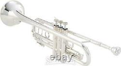 Bach 180 Stradivarius Professional Bb Trumpet Silver-Plated with Gold Brass