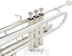 Bach 180 Stradivarius Professional Bb Trumpet Silver-Plated with Gold Brass