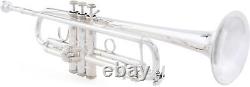 Bach 190 Stradivarius Professional Bb Trumpet Silver-Plated with 43 Bell