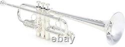 Bach C180 Stradivarius Professional C Trumpet with Chicago Bell Silver-plated