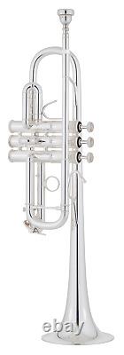 Bach C180SL239 C Trumpet Professional, Large Bore (. 462''), Silver-Plated