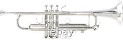 Bach LR180 Stradivarius Professional Bb Trumpet Silver-Plated with 72 Bell and