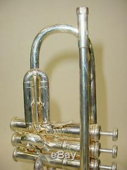 Bach Model 37 Stradivarius Bb Trumpet with 1st Valve Slide Trigger with CASE & MP