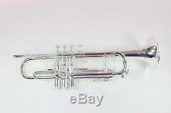 Bach Model AB190S Artisan Stradivarius Bb Trumpet in Silver Plate MINT CONDITION
