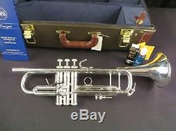 Bach Stradivarius 180S37 Bb Trumpet, Silver, Mint withh tags and box #PTR1NB