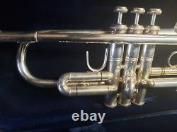 Bach Stradivarius 180S37 Silver Bb Trumpet-Chem Cleaned, Serviced, New Case