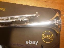 Bach Stradivarius 180S37 Silver Bb Trumpet-Chem Cleaned, Serviced, Nice