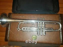 Bach Stradivarius 180S37 Silver Bb Trumpet, Trigger, F-Stop Rod, very nice