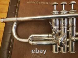 Bach Stradivarius 180S37 Silver Bb Trumpet, Trigger, F-Stop Rod, very nice