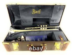 Bach Stradivarius 180S37G Gold Bell Silver Plated Trumpet READY TO SHIP