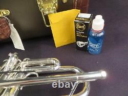 Bach Stradivarius 180S43 Bb Trumpet, Silver, Mint withh tags and box #PTR13