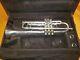 Bach Stradivarius 180s43 Silver Bb Trumpet, Gold Trim, Heavy Caps, Serviced