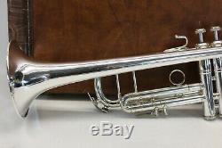 Bach Stradivarius 37 ML Trumpet SILVER Professional Horn Great Sound with Case