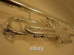 Bach Stradivarius 43 Bb Trumpet Silver Professionally Serviced! 465237 ML 1996