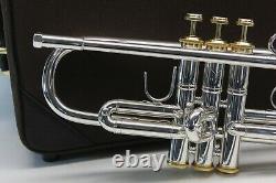 Bach Stradivarius 43 LIGHTWEIGHT 180S43 ML GOLD TRIM Trumpet Professional Horn