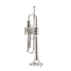 Bach Stradivarius Commercial Series Pro Bb Trumpet Outfit, Silver Plated