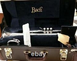 Bach Stradivarius LT190S1B Vintage Design SILVER Trumpet Lightweight Bell Outfit