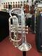 Bach Stradivarius Model 184s Silver Cornet With Mouthpieces And Hardshell Case