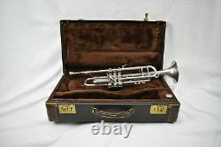 Bach Stradivarius Model 37 Bb Silver Trumpet With Case