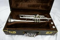 Bach Stradivarius Model 37 Bb Silver Trumpet With Case