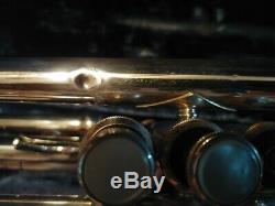 Bach Stradivarius Model 37 ML Silver Plated Trumpet with Bach Case Circa 1979