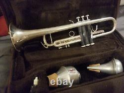 Bach Stradivarius Model 37 Silver Plated in original case with accessories