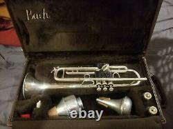 Bach Stradivarius Model 37 Silver Plated in original case with accessories