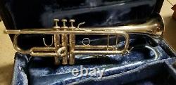 Bach Stradivarius Model 43 Silver Bb Trumpet With Extras