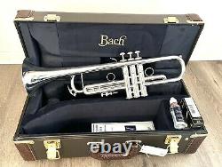 Bach Stradivarius New York Model #7 Trumpet in Silver, LT180S77, BRAND NEW