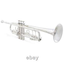 Bach Stradivarius Professional Bb Trumpet, Outfit With #43 Bell, Silver Plated