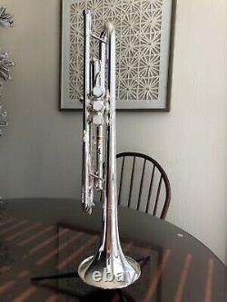 Bach Stradivarius Trumpet Model 37 Silver Plated Serial #466345 with Case